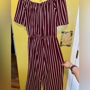 Ambiance off the shoulder jumper. Lg. Very good condition.